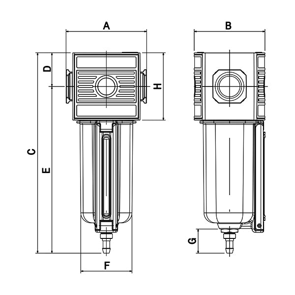 E/20 MEDIUM - Filtro modulare - TECNOPOLIMERO o METALLO - Ani E/20 MEDIUM - Filtro modulare - TECNOPOLIMERO o METALLO - Ani